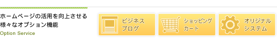 �z�[���y�[�W�̊��p�����コ����l�X�ȃI�v�V�����@�\